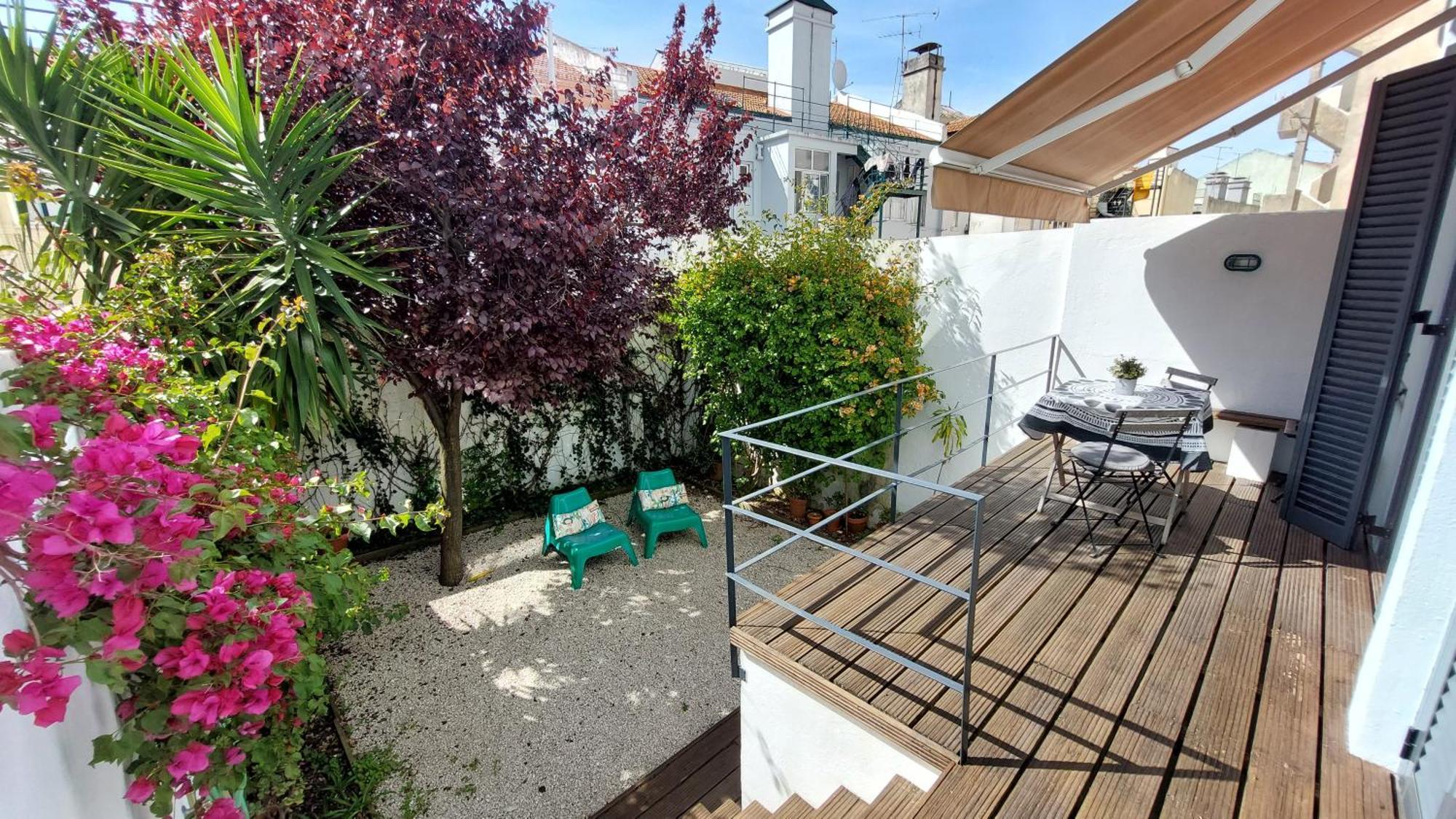 Apartment With Private Garden - Central Location Lisboa Exteriér fotografie