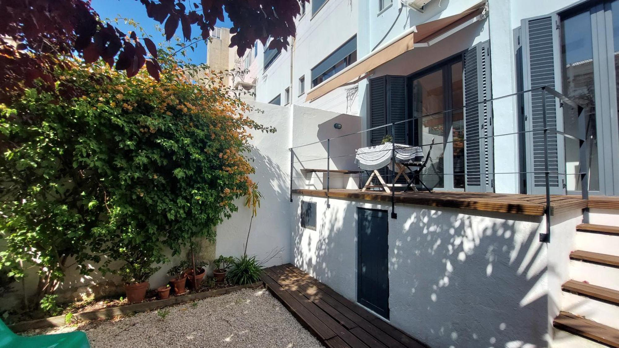 Apartment With Private Garden - Central Location Lisboa Pokoj fotografie